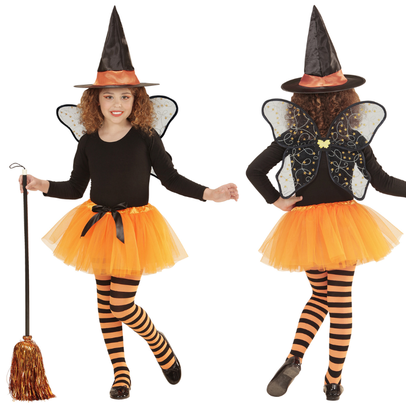 Witch Fairy - tutu, wings, hat