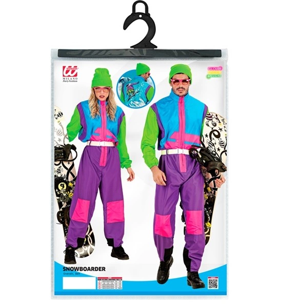 Neon Purple - Azzure - Green Ski Suit