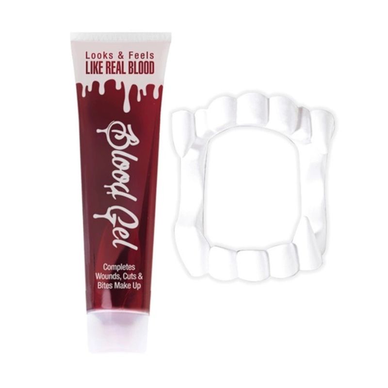 Blood in Tube with Fangs 28ml