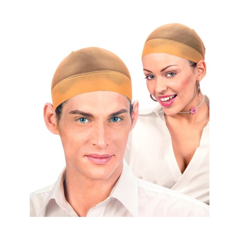 Set of 2 Skin Color Wig Caps