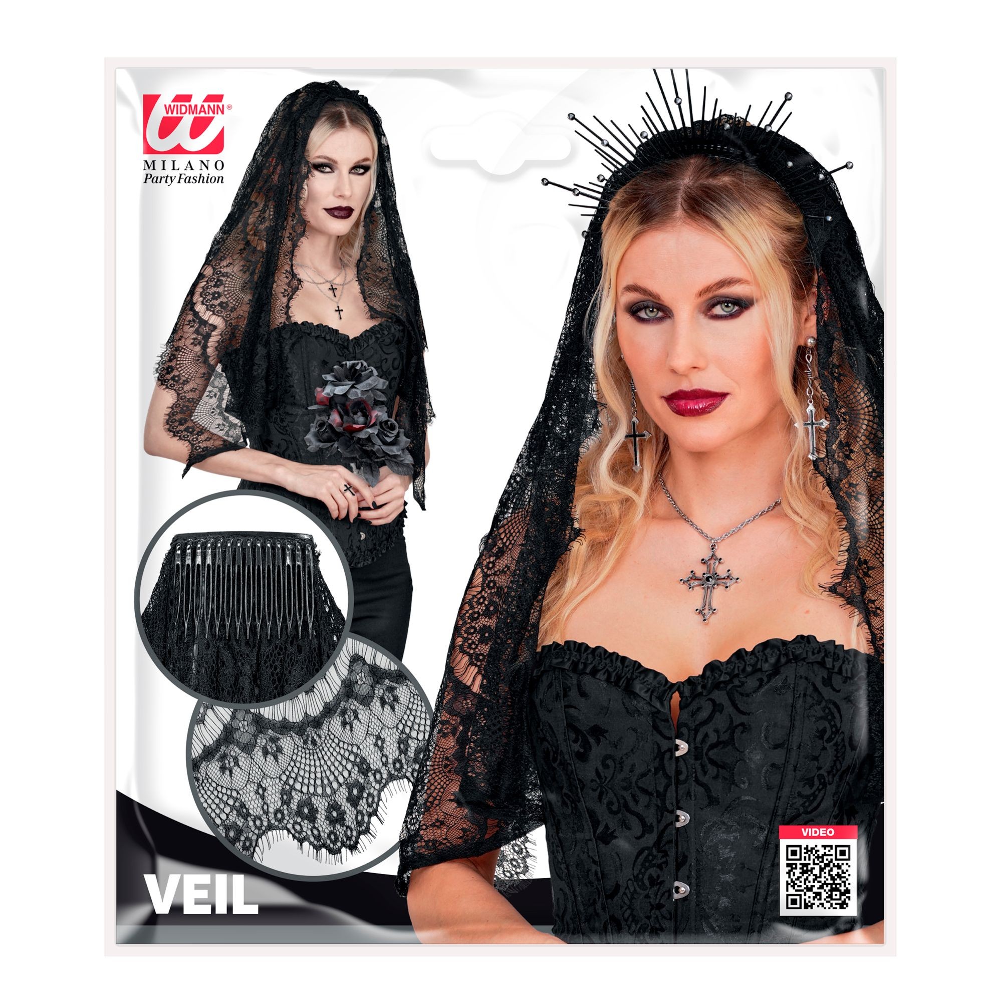 Veil Lace Black