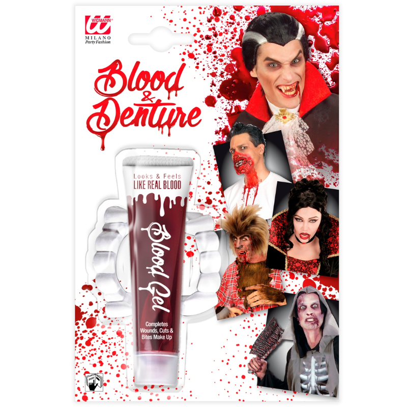 Professional Blood In Tube With Fangs - 28ml