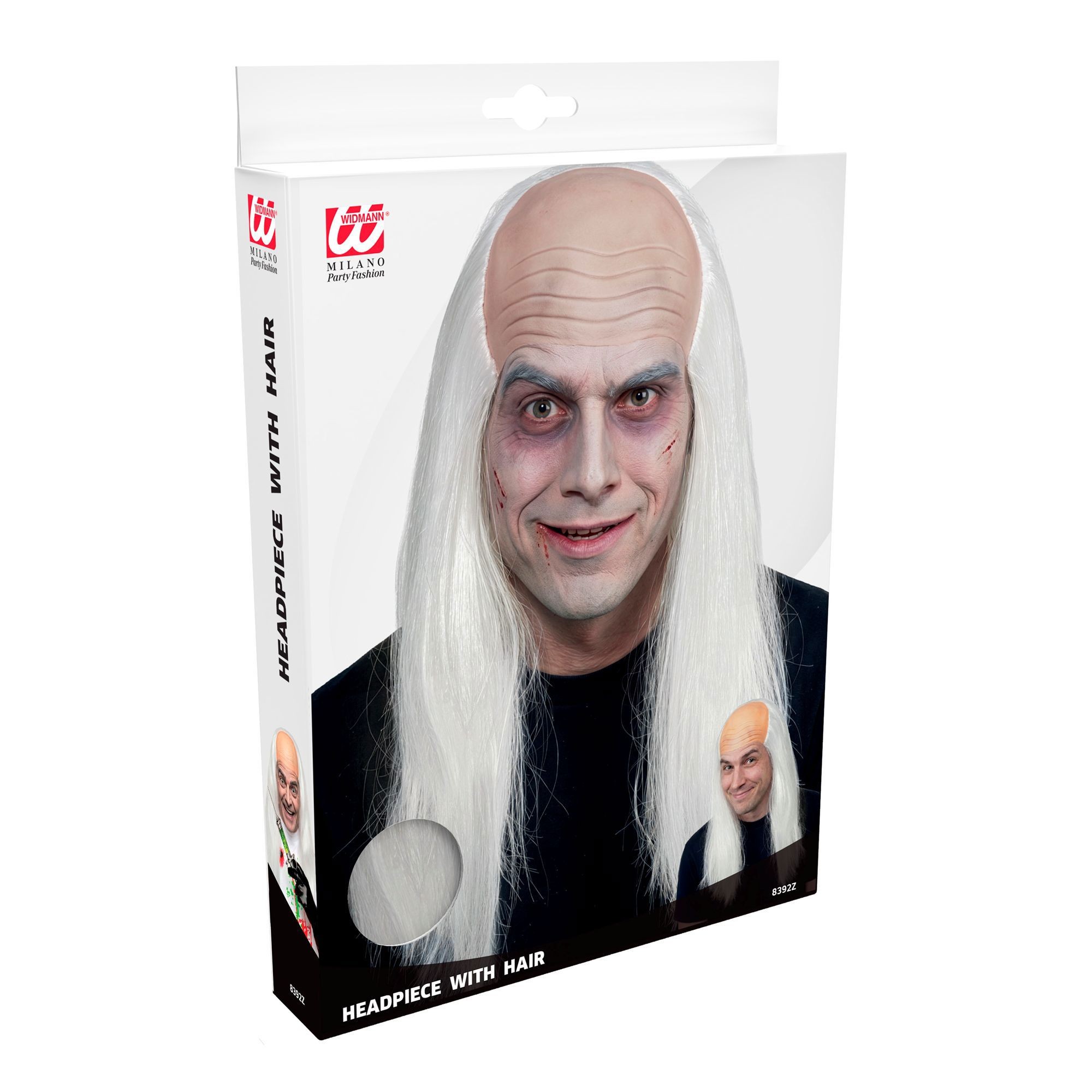 Zombie Headpiece With Hair