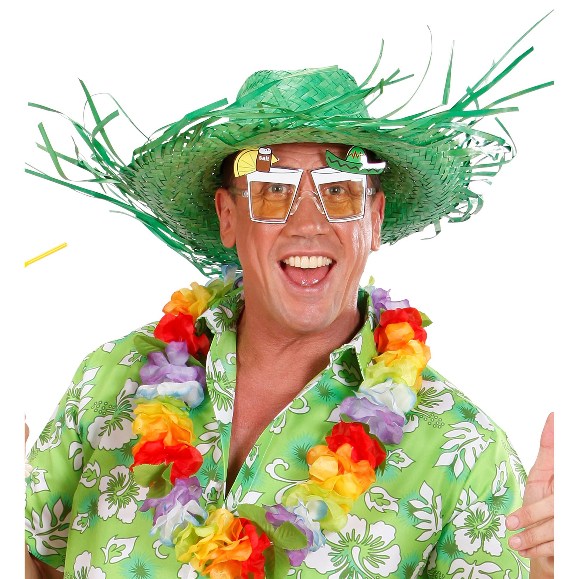 Green Straw Gringo Hat