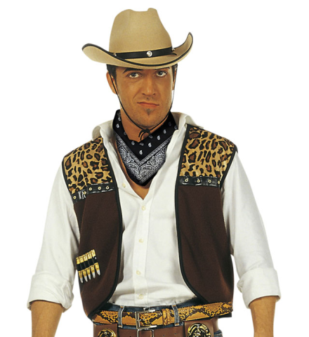 COWBOY VEST WITH BANDANA