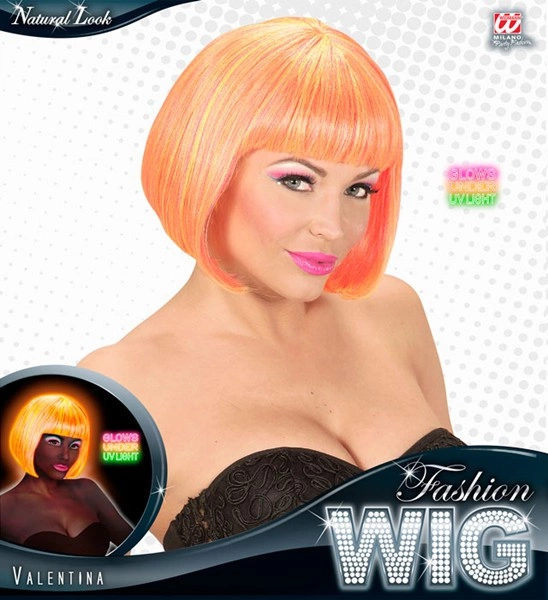 Mixed Neon Pink & Yellow Valentina Wig
