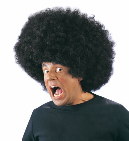 BLACK OVERSIZED JIMMY WIG
