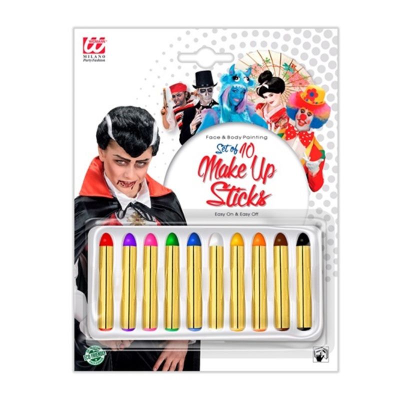 Make up Sticks Set of 10