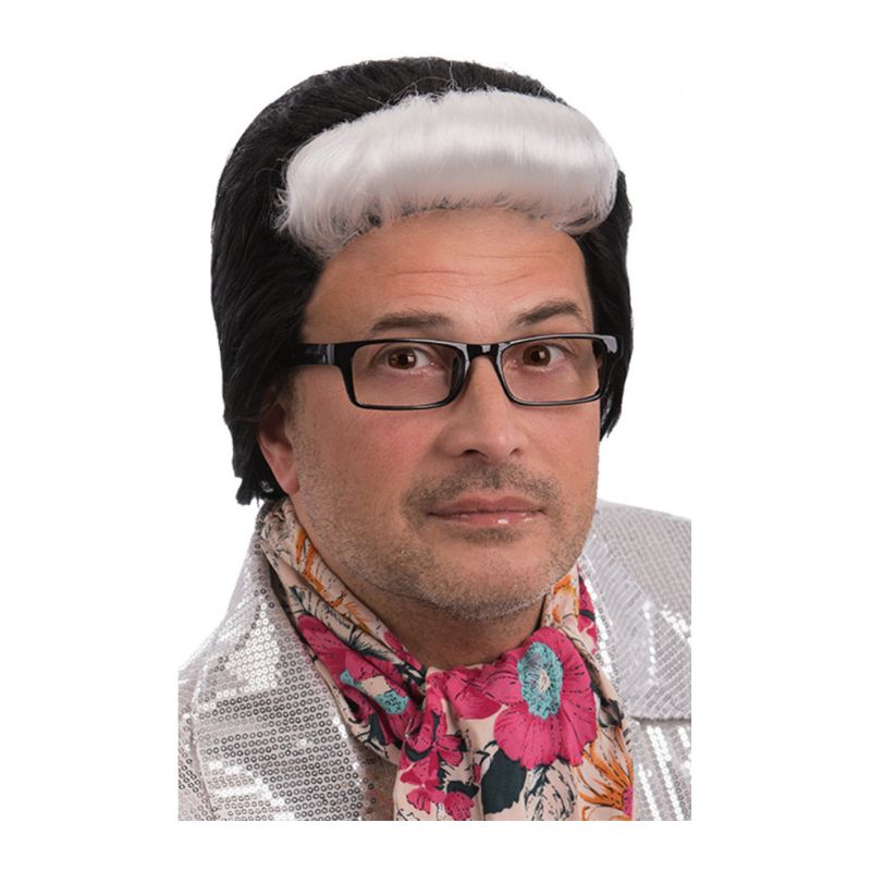 Black and white man wig