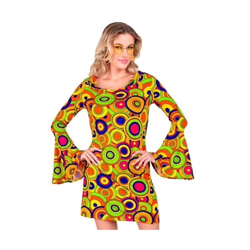 The 70s Groovy Style Yellow Circles