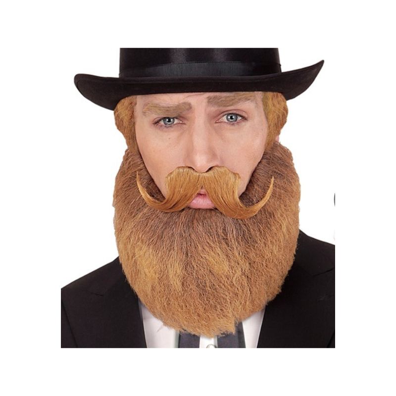 Blond Beard & Moustache