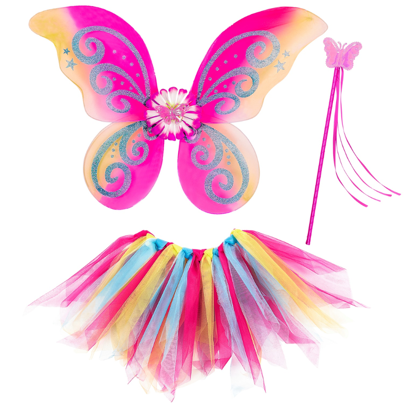 FANTASY FAIRY - tutu, wings, magic wand