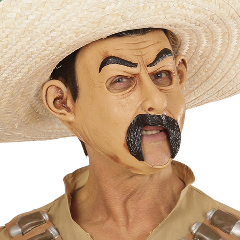 Mexican 3/4 Open Mouth Mask