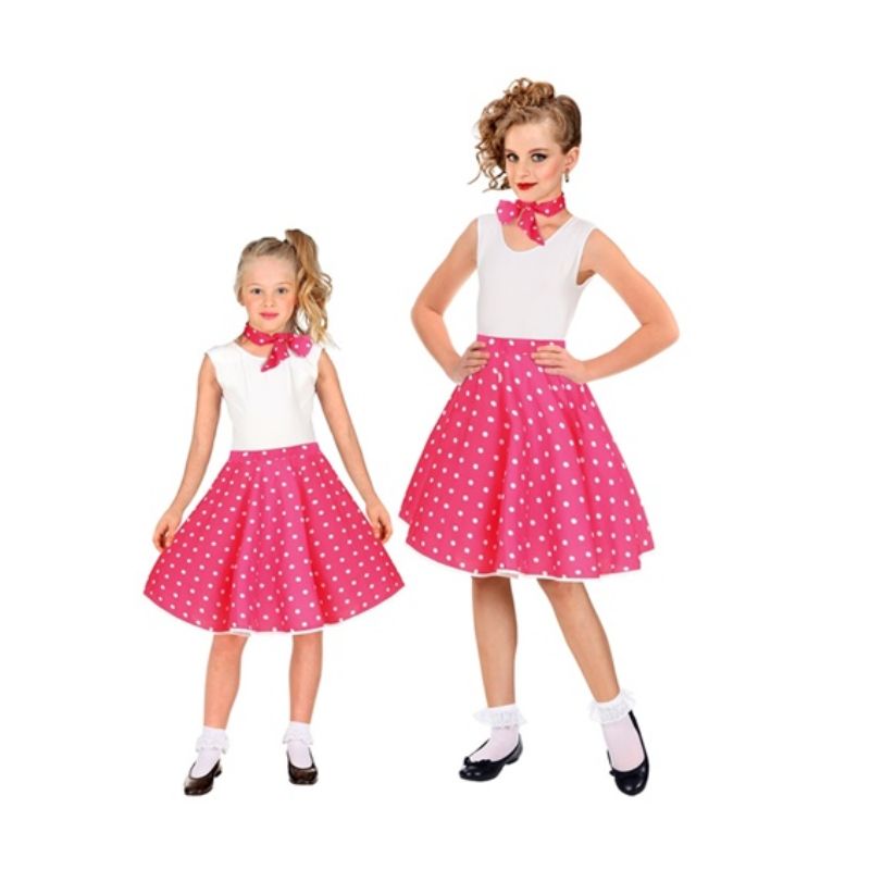 Pink 50s Polka Dots