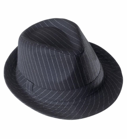 STRIPED GANGSTER HAT