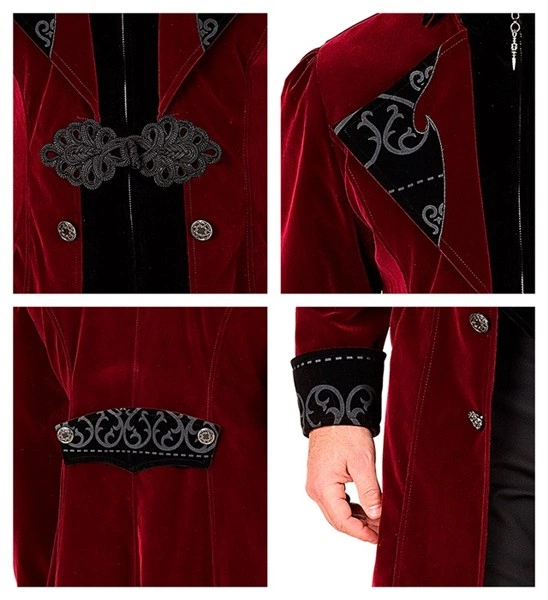 Burgundy Velvet Gothic
