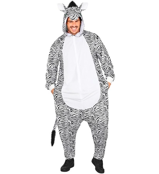 Plush Onesie Zebra