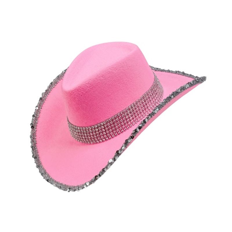 Pink Party Cowgirl Hat