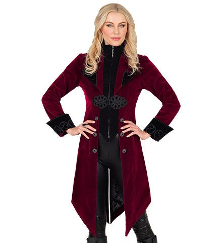 Burgundy Velvet Gothic
