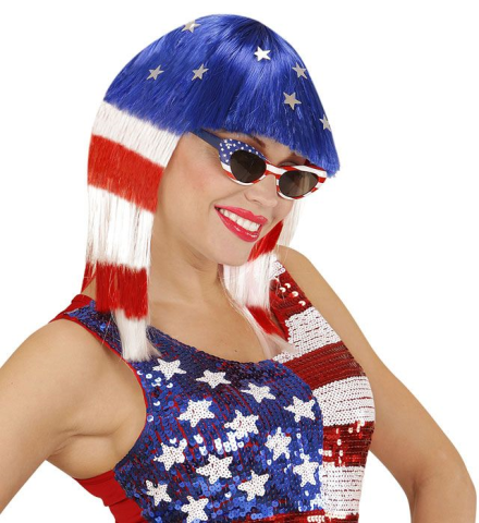 MISS AMERICA WIG