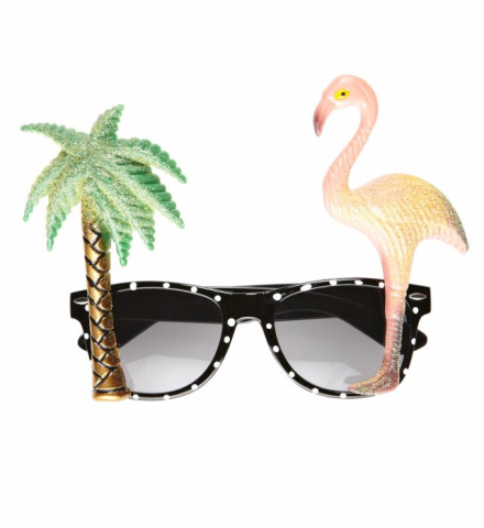 FLAMINGO TROPICAL GLASSES