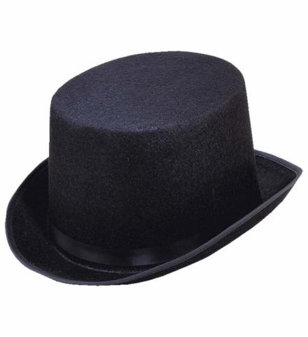 BIG BLACK TOP HAT