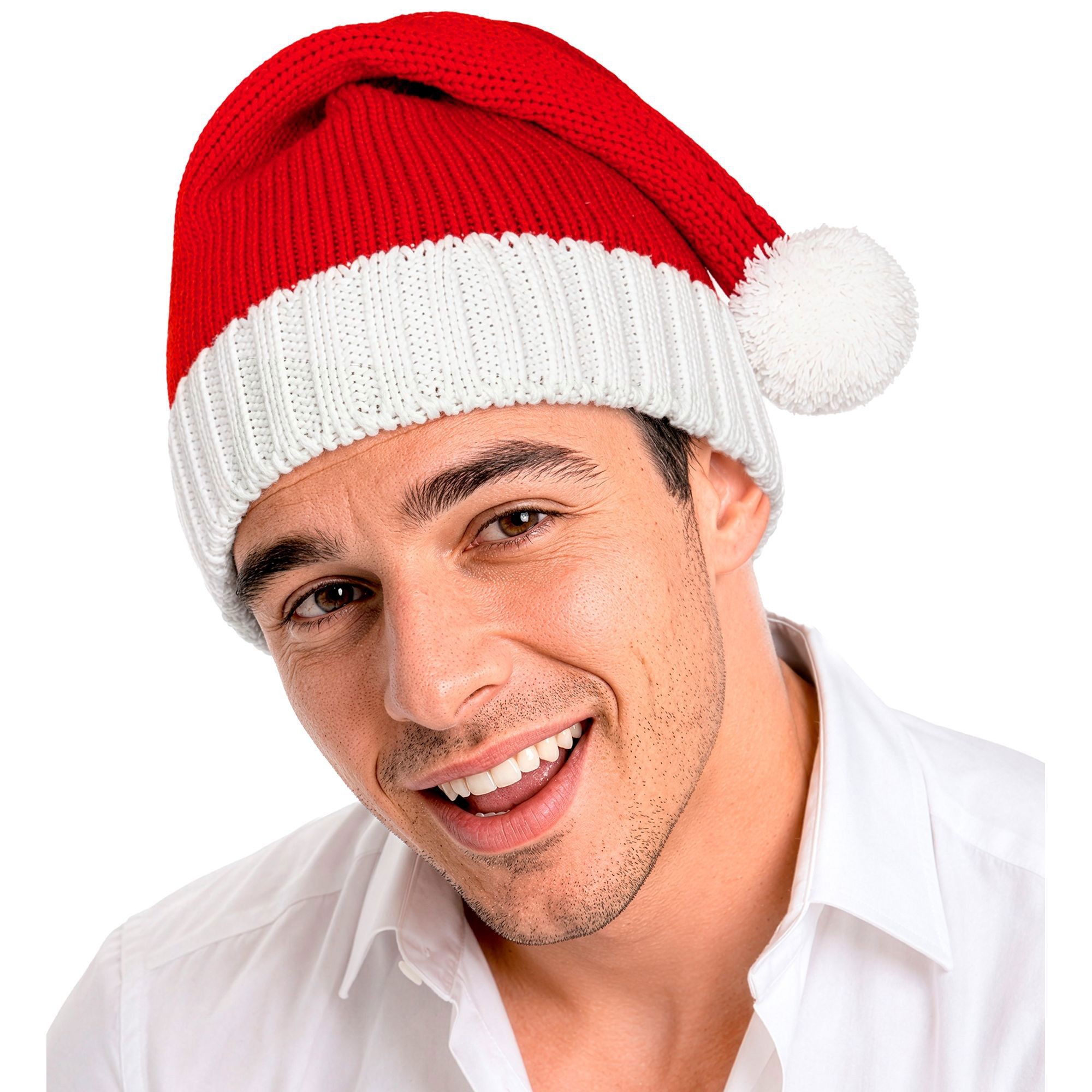 Hat Santa Claus Knitted