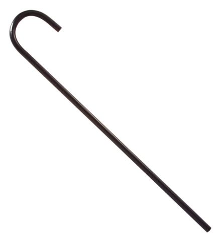 BLACK WALKING CANE