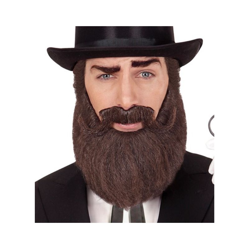 Brown Beard & Moustache
