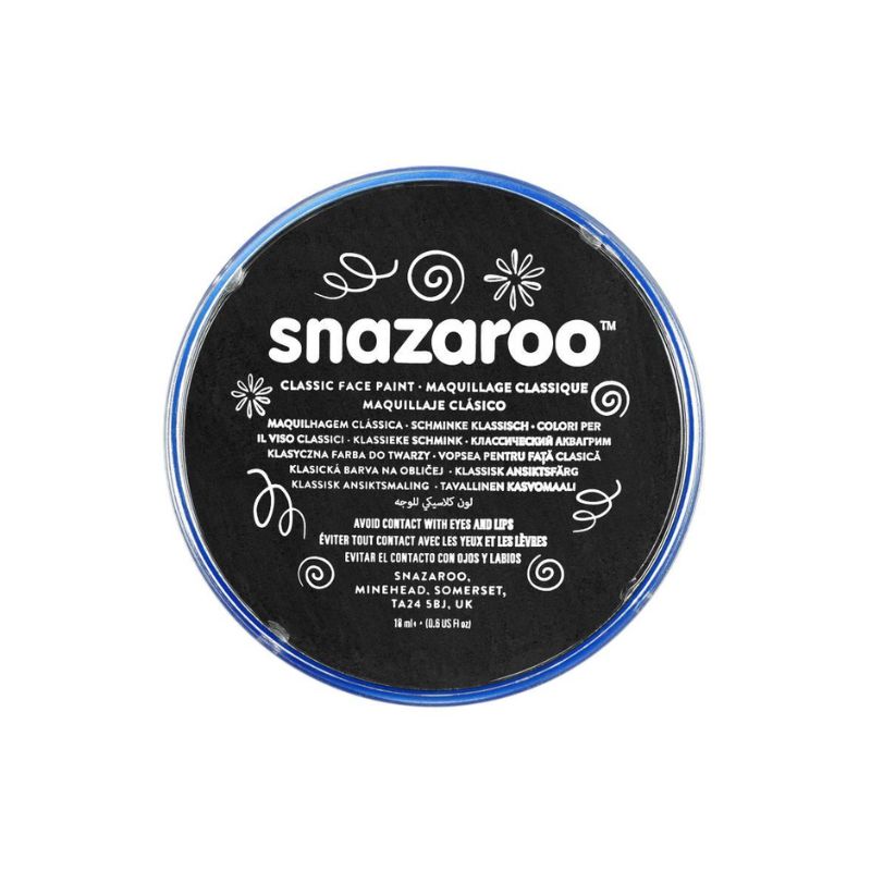 Snazaroo Black Face Paint - 18ml