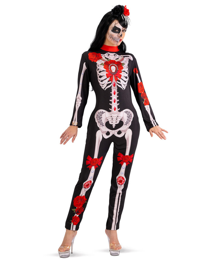 Mexican Skeleton Woman Jumpsuit