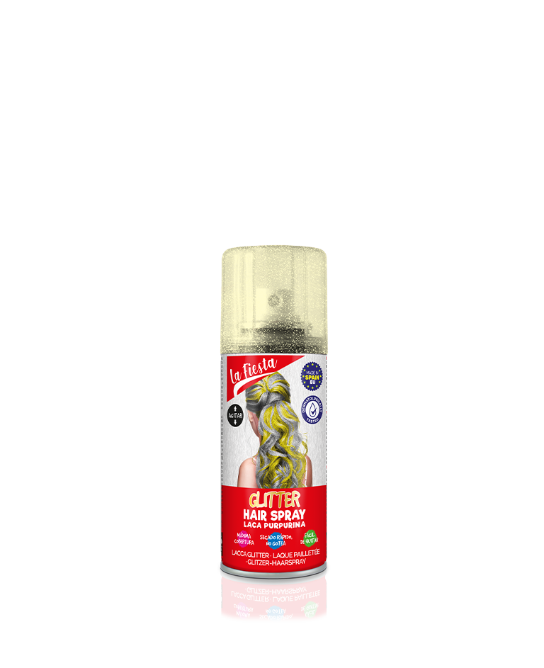 Gold Glitter Hair Color Lacquer