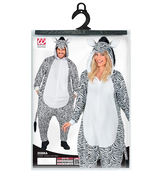 Plush Onesie Zebra