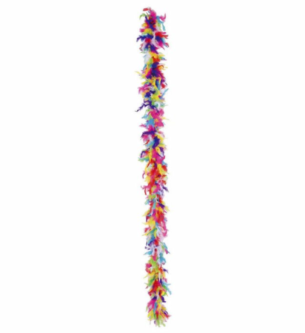 DELUXE MULTICOLOR FEATHER BOA