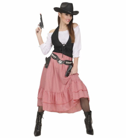 WILD WEST - COWGIRL & INDIAN